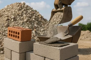 Imagem fictícia gerada por AI para representar a reutilização de rejeitos